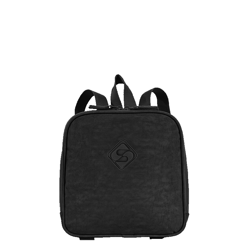 Lancheira Grande Sestini Lunch Crinkle - Preto