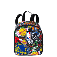Lancheira Grande NBA Begins Logos - Preto