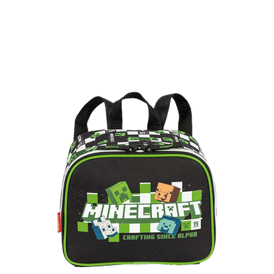 Lancheira Pequena Minecraft Plus 15 Anos - Colorido