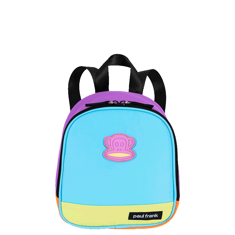 Lancheira Pequena Paul Frank Authentic - Orange Mix