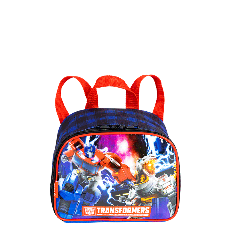 Lancheira Pequena Transformers Optimus - Colorido