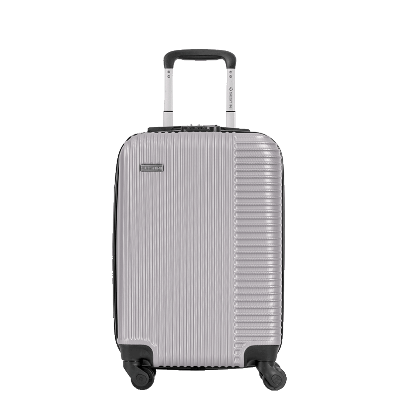 Mala de Viagem Bordo com Rodas 360° Classy  20 - Prata