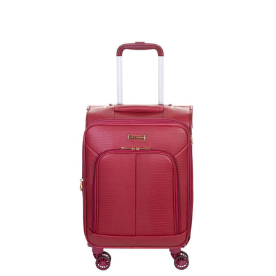 Mala de Viagem Bordo com Rodas 360° Croco 4T - Vinho - Grande