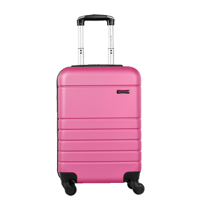 Mala de Viagem Bordo com Rodas 360° Essencial - Rosa - Grande