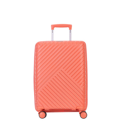 Mala de Viagem Bordo com Rodas 360° PP Max Laranja - Coral - Grande