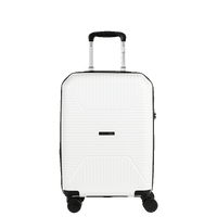 Mala de Viagem Bordo com Rodas 360° PP Prime - Branco