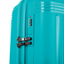 Mala de Viagem Bordo com Rodas 360° PP Pulse - Azul Turquesa