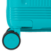 Mala de Viagem Bordo com Rodas 360° PP Pulse - Azul Turquesa