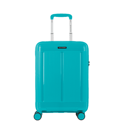 Mala de Viagem Bordo com Rodas 360° PP Pulse - Azul Turquesa - Grande