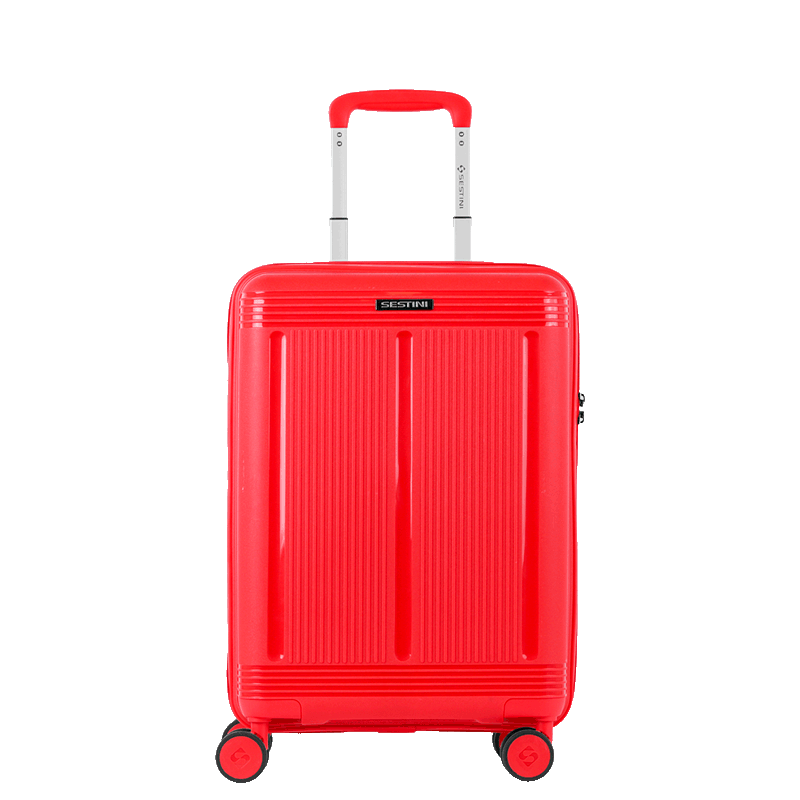 Mala de Viagem Bordo com Rodas 360° PP Pulse - Vermelho