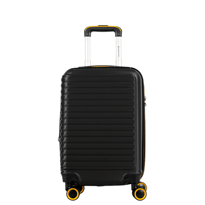 Mala de Viagem Bordo com Rodas 360° Racer - Preto - Grande