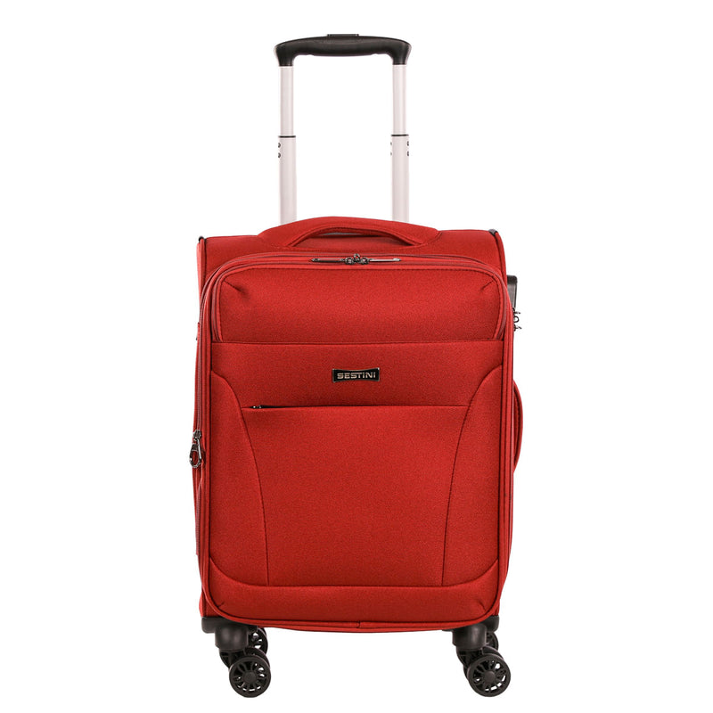 Mala de Viagem Bordo com Rodas Duplas 360° Ultralight 5T Plus Laranja - Telha