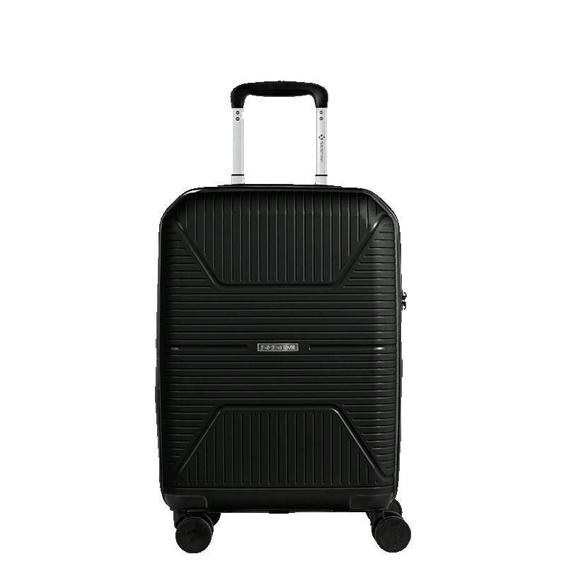 Mala de Viagem Bordo com Rodas 360° PP Prime - Preto