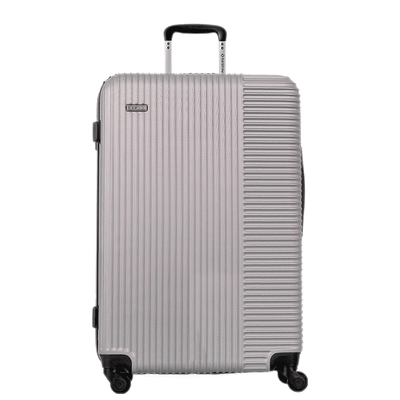 Mala de Viagem Grande com Rodas 360° Classy 28 - Prata - Grande