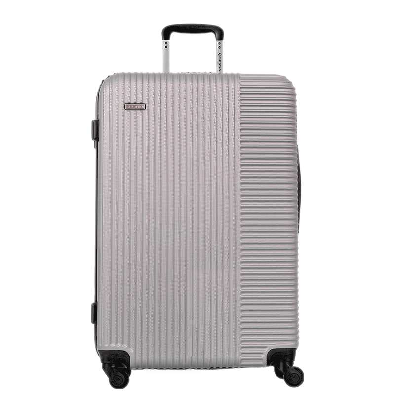Mala de Viagem Grande com Rodas 360° Classy 28 - Prata