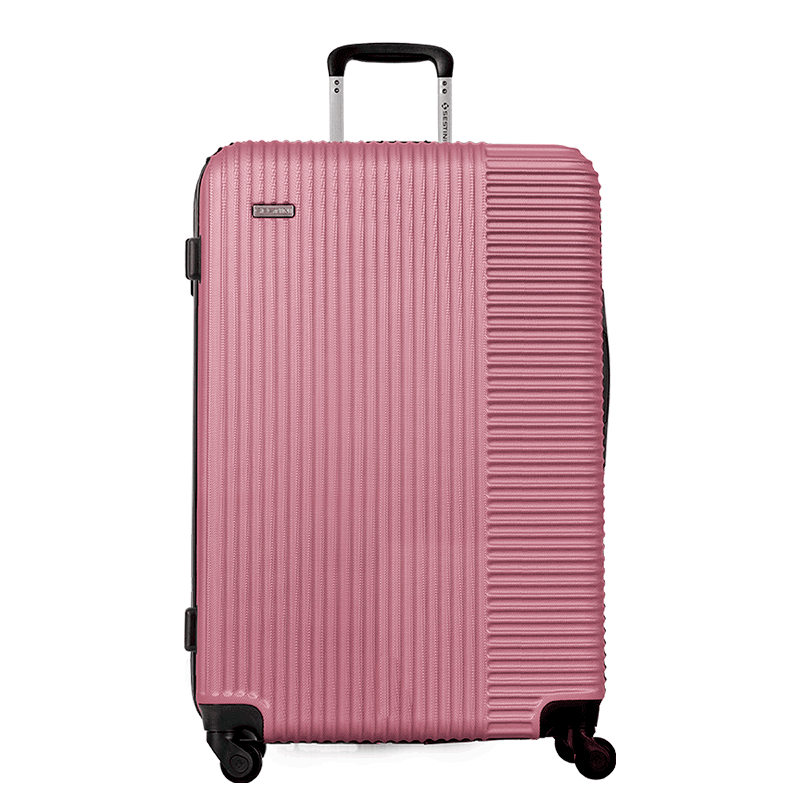 Mala de Viagem Grande com Rodas 360° Classy Rosa - Rose