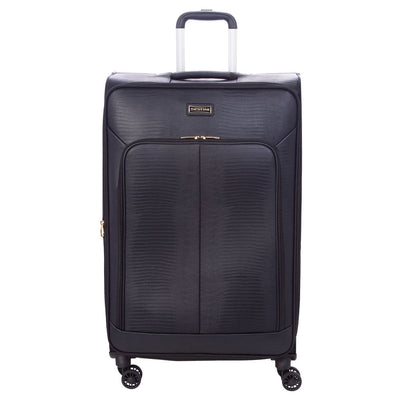 Mala de Viagem Grande com Rodas 360° Croco 4T - Preto - Grande