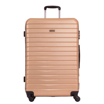 Mala de Viagem Grande com Rodas 360° Deluxe 28 - Dourado - Grande