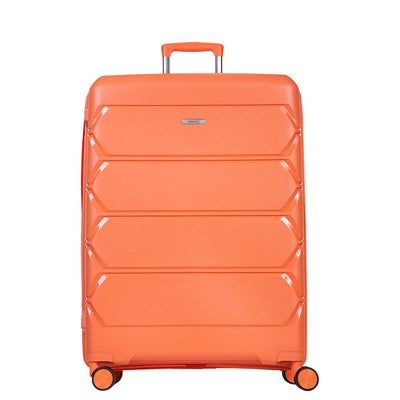 Mala de Viagem Grande com Rodas 360° PP Plus - Laranja - Grande