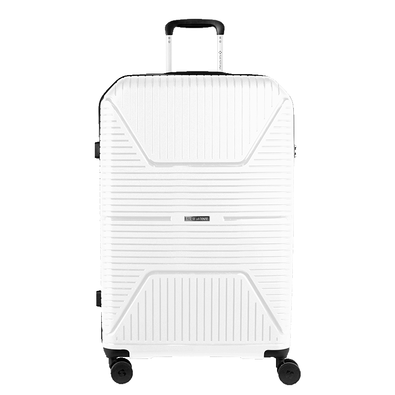 Mala de Viagem Grande com Rodas 360° PP Prime - Branco