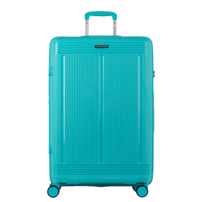 Mala de Viagem Grande com Rodas 360° PP Pulse - Azul Turquesa - Grande