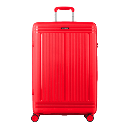 Mala de Viagem Grande com Rodas 360° PP Pulse - Vermelho - Grande