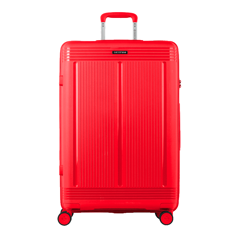Mala de Viagem Grande com Rodas 360° PP Pulse - Vermelho