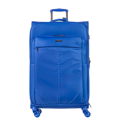 Mala de Viagem Grande com Rodas 360° Soft - Azul - Grande