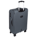 Mala de Viagem Grande Sestini Ultralight Plus com Rodas duplas 360°, Zíper Expansível e Cadeado TSA - Cinza