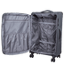 Mala de Viagem Grande Sestini Ultralight Plus com Rodas duplas 360°, Zíper Expansível e Cadeado TSA - Cinza