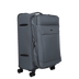 Mala de Viagem Grande Sestini Ultralight Plus com Rodas duplas 360°, Zíper Expansível e Cadeado TSA - Cinza