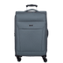 Mala de Viagem Grande Sestini Ultralight Plus com Rodas duplas 360°, Zíper Expansível e Cadeado TSA - Cinza