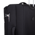 Mala de Viagem Grande Sestini Ultralight Plus com Rodas duplas 360°, Zíper Expansível e Cadeado TSA - Preto