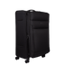 Mala de Viagem Grande Sestini Ultralight Plus com Rodas duplas 360°, Zíper Expansível e Cadeado TSA - Preto