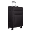 Mala de Viagem Grande Sestini Ultralight Plus com Rodas duplas 360°, Zíper Expansível e Cadeado TSA - Preto