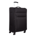 Mala de Viagem Grande Sestini Ultralight Plus com Rodas duplas 360°, Zíper Expansível e Cadeado TSA - Preto