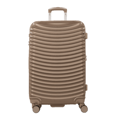 Mala de Viagem Grande com Rodas 360° Vega 3T - Dourado - Grande