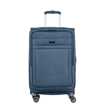 Mala de Viagem Média com Rodas 360° Ultralight Hug 2T - Azul - Grande