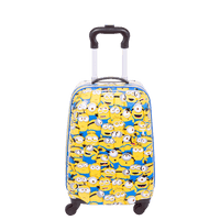 Mala de Viagem Pequena com Rodas 360° Minions - Colorido