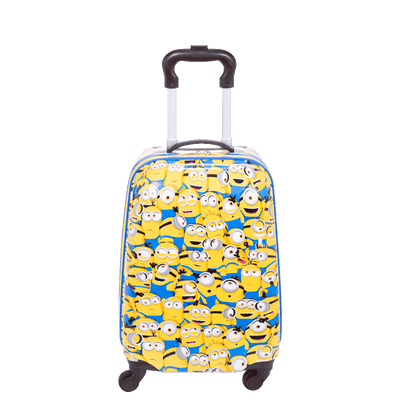 Mala de Viagem Pequena com Rodas 360° Minions - Colorido