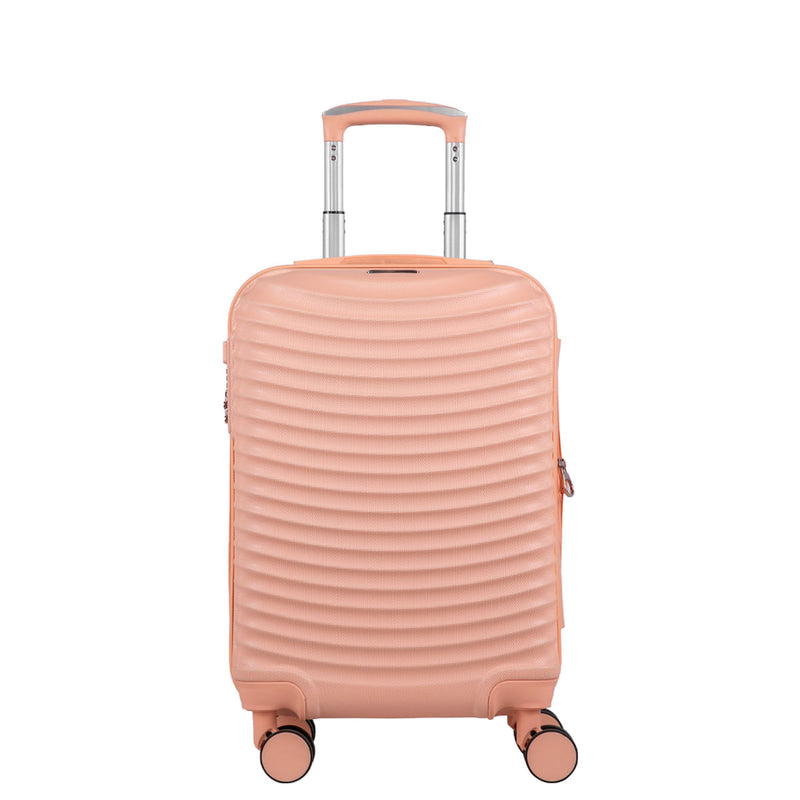 Mala de Viagem Pequena com Rodas 360° Vega 3T - Coral