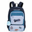 Kit  Mochila 2 Compartimentos Grande e Lancheira 2 Compartimentos Capricho Class - Azul
