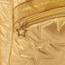 Mochila 2 Compartimentos Capricho Estrelas - Dourado