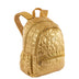 Mochila 2 Compartimentos Capricho Estrelas - Dourado