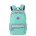 Kit  Mochila 2 Compartimentos Sestini Magic e Estojo com Bolso Sestini Crinkle Azul - Turquesa