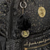Mochila 2 Compartimentos  Paul Frank Styles - Black N Gold