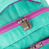 Mochila 2 Compartimentos Sestini College Crinkle 4 Azul - Turquesa