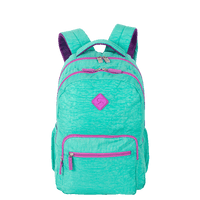 Mochila 2 Compartimentos Sestini College Crinkle 4 Azul - Turquesa