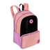 Mochila 2 Compartimentos Capricho Block - Pêssego e Lilás
