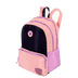 Mochila 2 Compartimentos Capricho Block - Pêssego e Lilás